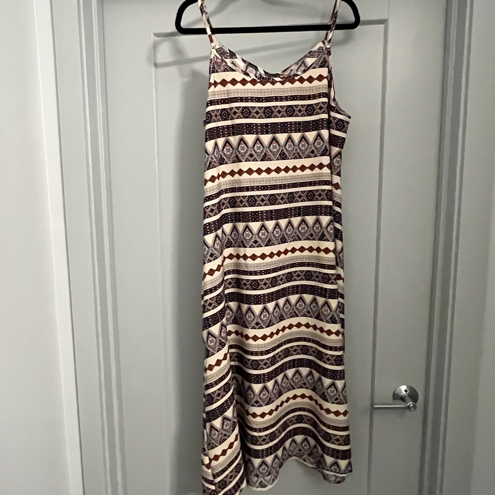 Elegant Striped Maxi Dress